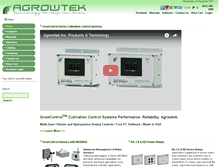 Tablet Screenshot of agrowtek.com